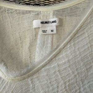 Helmet Lang asymmetrical sleeveless top